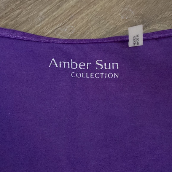 🥭 (4 for $15) AmberSun Purple Tank Top XL - Picture 4 of 5